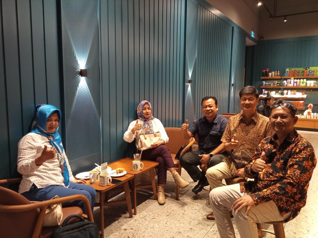 With PT Synergi Medika Utama Director